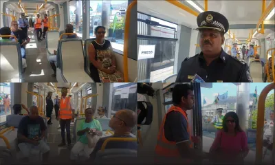 Quelques images à une heure du lancement officiel du service gratuit du Metro Express