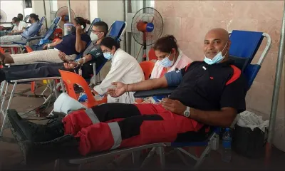 Mega Blood Donation : 847 pintes de sang recueillies sur deux jours