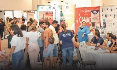 Beau succès d’affluence pour le Career and Learning Lounge