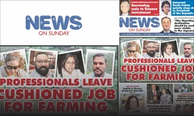 Voici la Une de News On Sunday de ce vendredi 23 mars