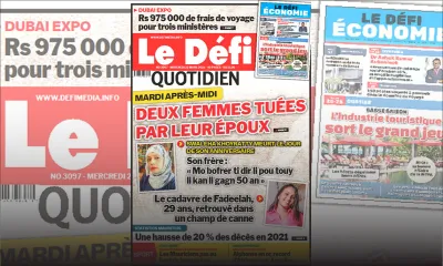 Voici la une du Défi Quotidien de ce mercredi 23 mars 2022