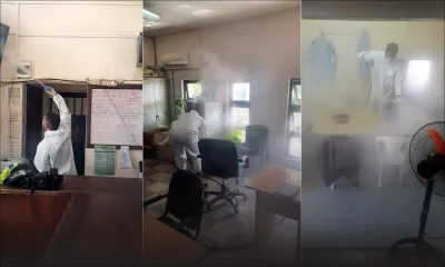 Après le poste de police de Pope Hennessy, c'est au tour de celui d’Albion d'être désinfecté