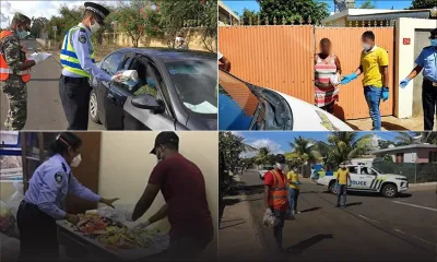 Bambous : la police et la Community Disaster Force Team distribuent des «sensibilisation Packs»