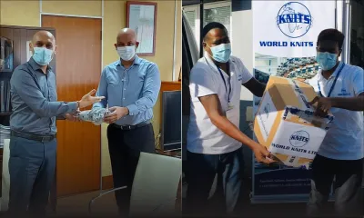 World Knits fait don de 20 000 masques au ministère de la Santé 