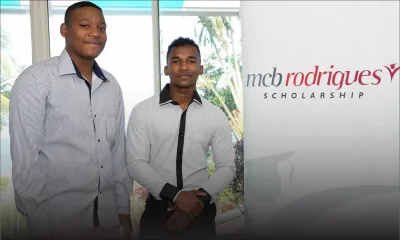 Études supérieures: la MCB Rodrigues Scholarship à Sunglee et Allas