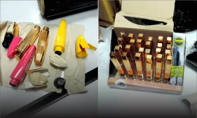 A l’aéroport : Rs 25 millions d’héroïne saisie dans des tubes de mascara