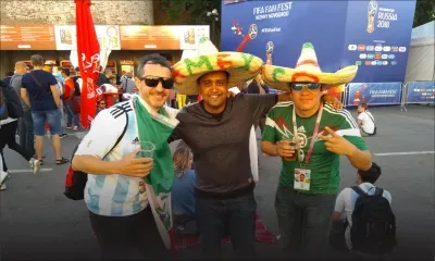 Ashaad Cader vit la Coupe du monde en Russie