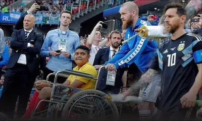 Le Mauricien Keshan rencontre Lionel Messi