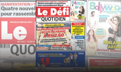 Voici la une du Défi Quotidien de ce jeudi 23 Juin 2022