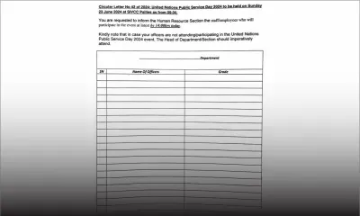 Journée internationale de la fonction publique : la polémique enfle autour de la «participation forcée» des fonctionnaires 