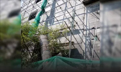 À Port-Louis : l’absence de filet protecteur  sur un chantier déploré