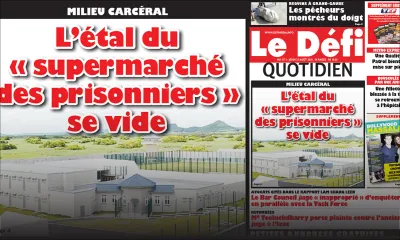 Voici la Une du Défi Quotidien de ce jeudi 23 août 2018