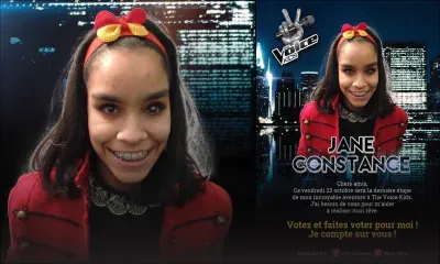 The Voice Kids: Jane Constance en finale ce soir