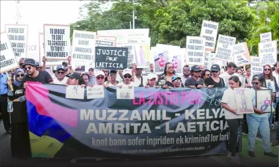 « Zordi nou fami, dimin pou twa » : la marche des familles brisées