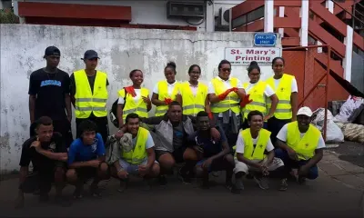 Volunteer Mauritius : Mobilisation à Canal-Dayot 