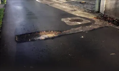 Si on n'a pas de bitume, ne creusez pas de trous !