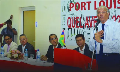 Contestation du projet Heritage City: le PTr veut rallier les Portlouisiens à sa cause