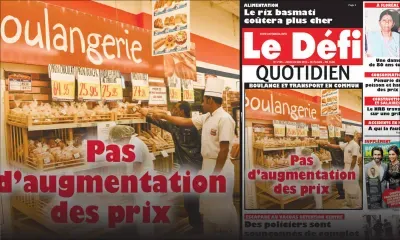 Voici la Une du Defi Quotidien de ce jeudi 24 mai 2018