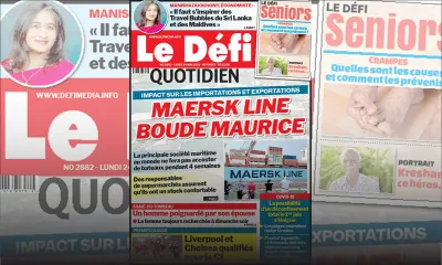 Voici la Une du Défi Quotidien de ce lundi 24 mai 2021