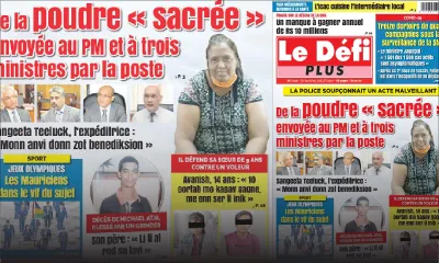 Voici la Une du Défi Plus de ce samedi 24 Juillet 2021