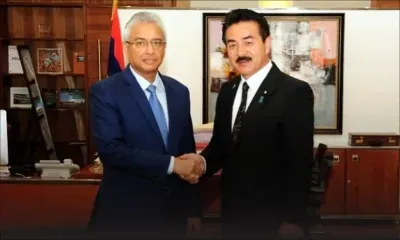 Japanese Minister in Mauritius for further bilateral discussions