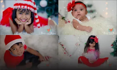 Quand les petits posent pour Noël...