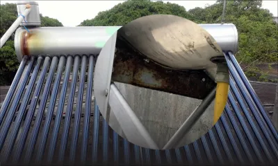 Chauffe-eau solaire faussement inoxydable: le client dénonce la manière de faire du fournisseur