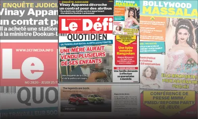 Voici la Une du Défi Quotidien de ce jeudi 25février 2021
