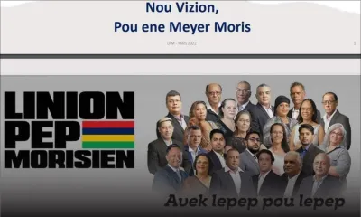 Linion Pep Morisien : voici les mesures phares que compte prendre le nouveau parti 