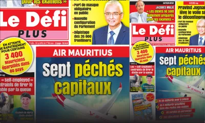 Voici la Une du Défi Plus de ce samedi 25 avril 2020