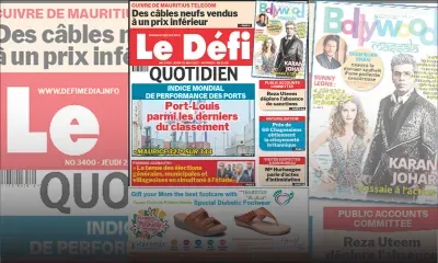 Voici la une du Défi Quotidien de ce Jeudi 25 Mai 2023