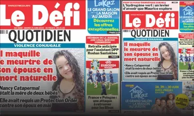 Voici la une du Défi Quotidien de ce Mardi 25 Juin 2024