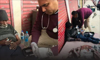 Bonne action : le Dr Yasheel Aukhojee vient en aide à un SDF