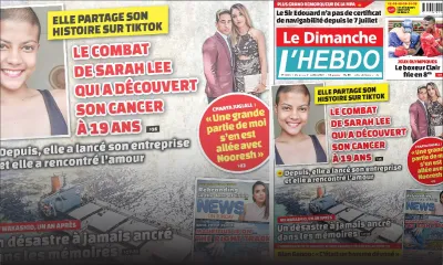 Voici la Une de Le Dimanche/L'Hebdo de ce dimanche 25 Juillet 2021