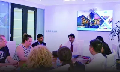 A delegation from Harvard Kennedy School visits BOI