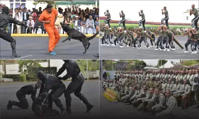 Passing-out ceremony de gardes-chiourmes