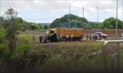 Valton: 2 blessés dans une collision entre un poids-lourd et un 4x4