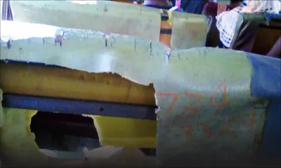 Des bus dans un état lamentable