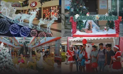 À l’occasion de Noël : les centres commerciaux s’illuminent