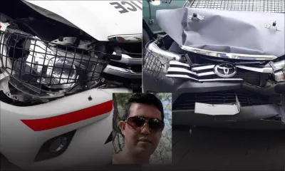 Turbulences lors d’une sortie de Moonsamy Govind Basana-Reddi : carambolage entre trois véhicules de police à Beau-Vallon