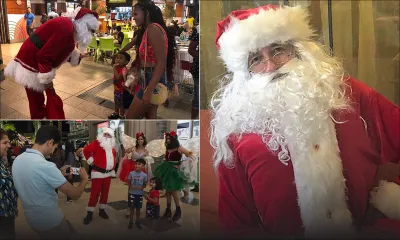 Dans les centres commerciaux : Ces Papas Noël qui enchantent petits et grands