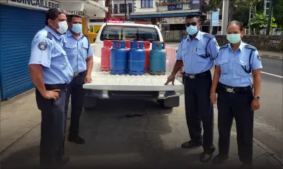 Trou-d’Eau-Douce : le gaz ménager livré à domicile par des policiers 