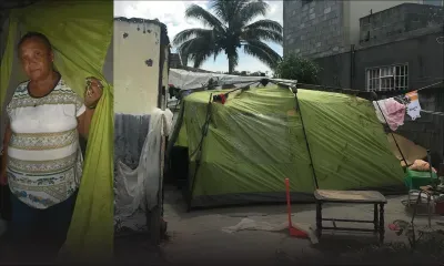 À Residence la Cure : à 65 ans, Suzette Jean-Louis vit dans une tente