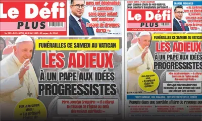 Voici la Une du Défi Plus de ce Samedi 26 Avril 2025