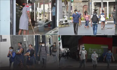 [En images] Confinement, jour 68… dans les rues de Port-Louis ce matin