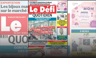 Voici la une du Défi Quotidien de ce jeudi 26 Mai 2022