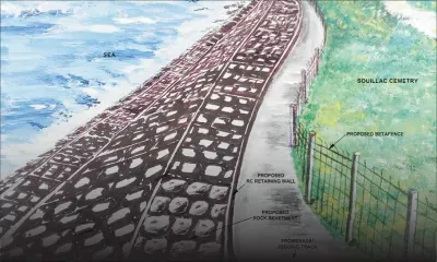 Travaux au cimetière marin de Souillac : la contestation s’organise