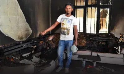 Les propriétaires en voyage : une maison incendiée par des cambrioleurs