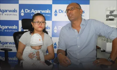 Opéré d’urgence : Dean, 2 mois, sauvé de la cécité