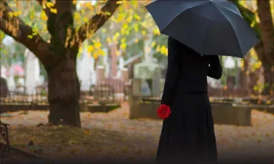 Son nom ne figure pas sur l’acte de décès de son mari